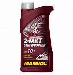 Масло моторное MANNOL 2-Takt SNOWPOWER синтетическое (1л) API TC+/JASO FD1430