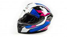 Шлем интеграл GTX 578 black/pink blue white