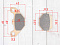 Колодки тормозные дисковые #10 X-TECH (semi-metallic) полуметаллические