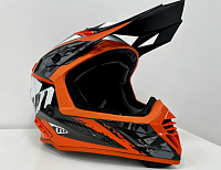 Шлем кроссовый карбоновый AIM RH855 Carbon Terrain Black/Orange(чз)
