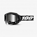 Очки 100% Racecraft 2 Snowmobile Goggle Black /Mirror Silver Lens