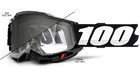 Очки 100% Accuri 2 woods google Black/photochromic Lens