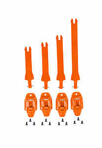 Ремни (комплект) Acerbis straps set (для  x-team / e-team) orange