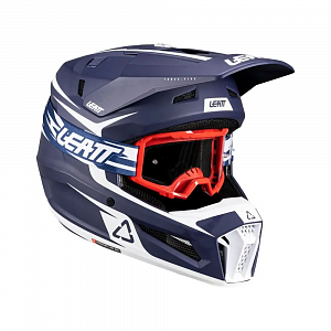 Шлем кроссовый Leatt Moto 3.5 V26 Blue