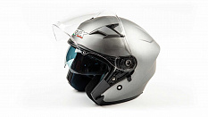 Шлем открытый GTX 278 metal titanium (2 визора)