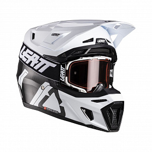 Шлем кроссовый Leatt 9.5 Carbon/White