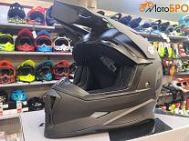 Шлем детский кроссовый Sparx Recrut HL169, черно-серый