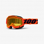 Очки 100% Accuri 2 Snowmobile Goggle Neon Orange /Yellow Vented Dual Lens