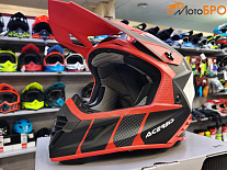 Шлем кроссовый Acerbis X-TRACK 22-06 черно-красный