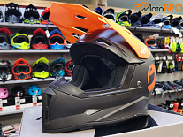 Шлем детский кроссовый Sparx Recrut HL169 черно-оранжевый