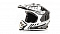 Шлем кроссовый HIZER B6195 black/white