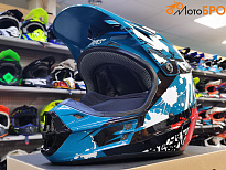 Шлем кроссовый Starks Base SH MX1, бирюза