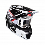 Шлем кроссовый Leatt 7.5 V24 black-white