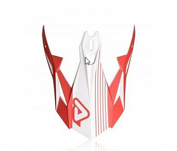 Козырек Acerbis для шлема X-TRACK Red/White
