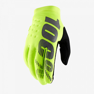 Перчатки 100% Brisker Glove (Fluo Yellow) 