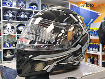 Шлем модуляр KIOSHI Tourist 316, серый