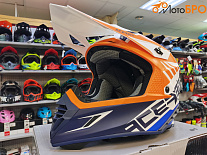 Шлем кроссовый Acerbis X-TRACK Blue/Orange