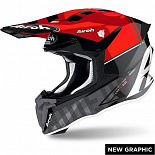 Шлем кроссовый Airoh Twist 2.0 Tech Red Gloss