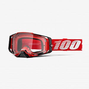 Очки 100% Armega Red / Clear