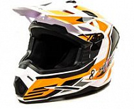 Шлем мото кроссовый HIZER J6801 neon orange