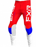 Штаны FXR CLUTCH PRO MX, red/royal blue/white
