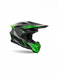 Шлем кроссовый Airoh TWIST 3 SHARD Green Glossy