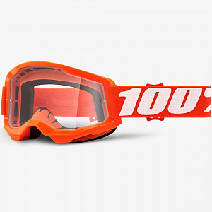 Очки 100% Strata 2 google orange / clear lens