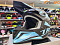 Шлем кроссовый GTX 633 BLACK/BLUE
