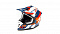 Шлем мото кроссовый GTX 633 BLUE/RED WHITE