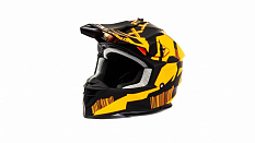 Шлем мото кроссовый GTX 633 BLACK/FLUO ORANGE