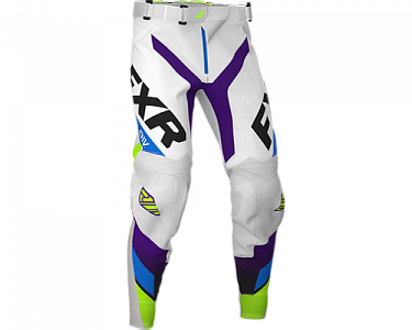 Штаны FXR REVO MX White/Purple/Lime